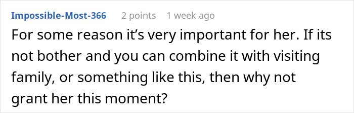 Comment expressing that visiting terminally ill ex-girlfriend despite cheating may be important and justified.