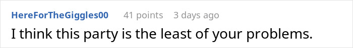 Comment on a social media post about a mom bringing her baby to a large Halloween party, with partner worried about noise and safety.