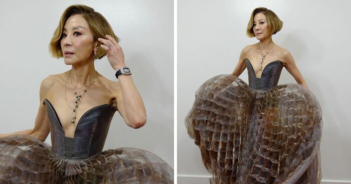 “Why She Dressed Up As A Wasp Nest?”: Michelle Yeoh’s Outfit At Premiere Triggers Meltdown Online