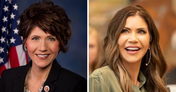 Kristi Noem Before-And-After Pictures Through The Years