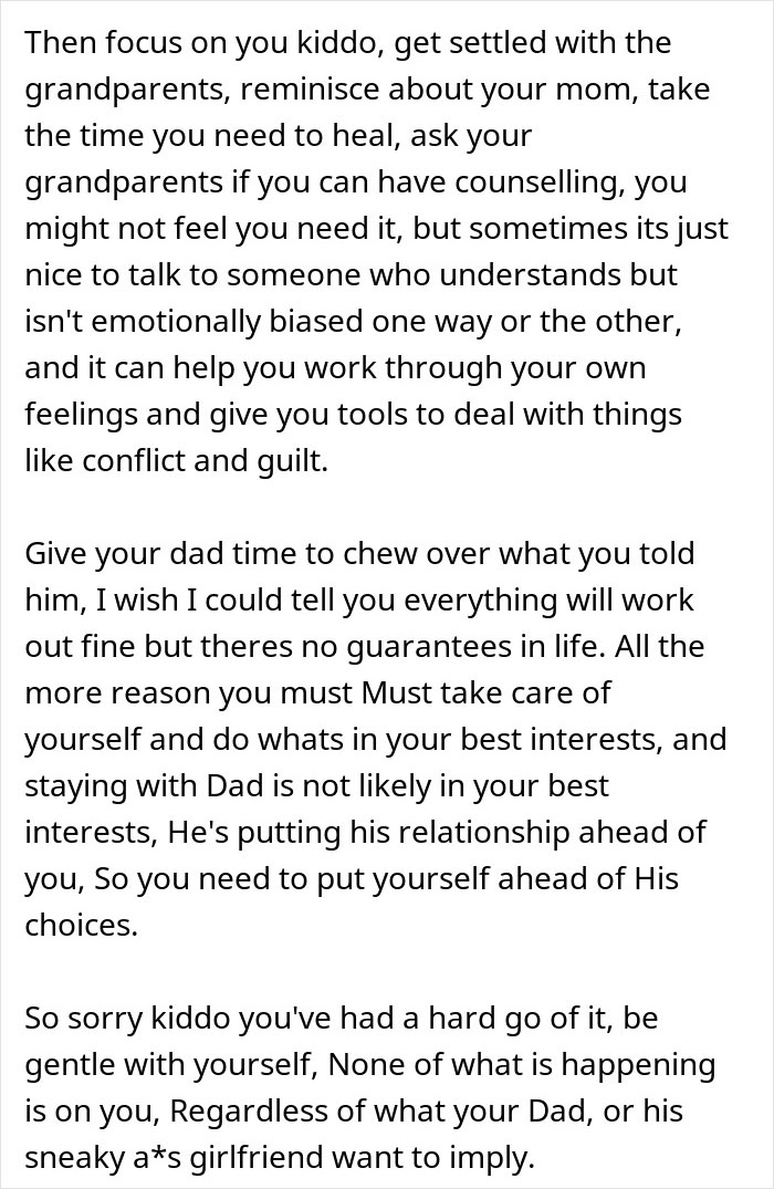 Alt text: Teen leaves home after dad chooses girlfriend over her, facing adoption challenges and family conflict.