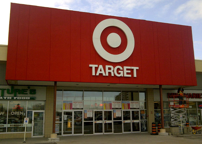 Target store exterior with red signage, illustrating a company in the corporate Darwin award competition for business failures.