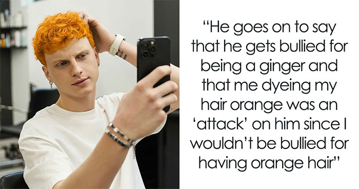 “[Am I The Jerk] For Dyeing My Hair Orange And Not Caring About The Feelings Of A Classmate?”