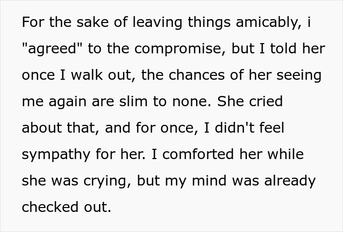Text excerpt describing a tense moment where a mom destroys daughter's happy relationship after sending her on a date.