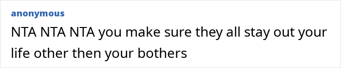 Anonymous user sharing emotional support advice about parents demanding woman give up amazing career opportunity to spoiled sister.
