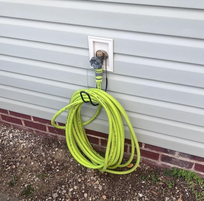  Give Your Garden Hose A Designated Chill Spot That Isn't A Tangled Heap On Your Lawn With This Garden Hose Hook 