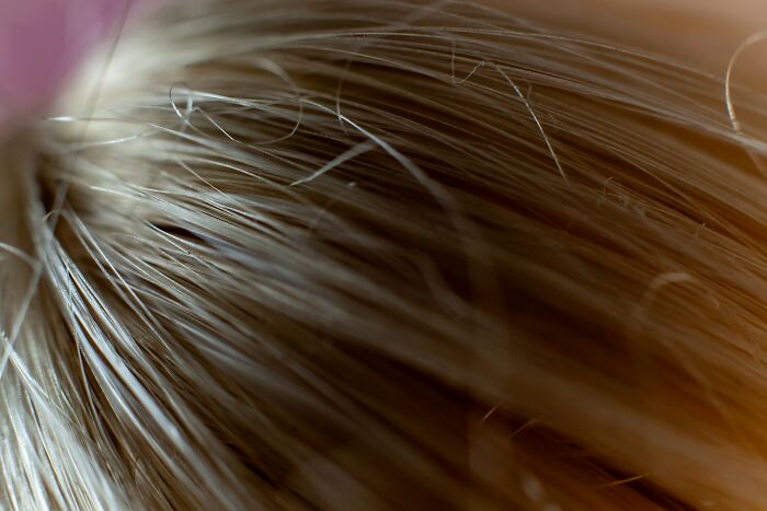 Close-up of hair strands with soft lighting, illustrating a concept related to dentists and wildest patient horror stories.