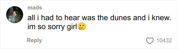 Screenshot of a social media comment expressing sympathy for a girl paralyzed after a fun adventure gone wrong due to a basic mistake