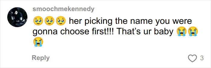 Comment with emojis expressing emotion about a mom allowing her 16-year-old daughter to change her racist name after bullying.