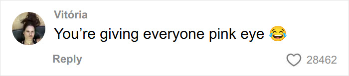 Social media comment mocking influencer for partying while contagious, calling actions gross and irresponsible. Social media comment mocking influencer for partying while contagious, calling actions gross and irresponsible.
