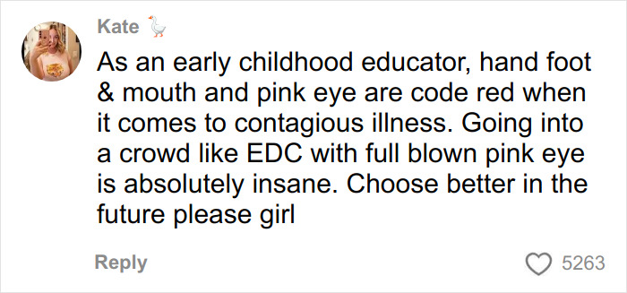 Comment on influencer partying with contagious infection, highlighting irresponsibility and public health concerns. Comment on influencer partying with contagious infection, highlighting irresponsibility and public health concerns.
