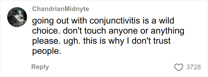 Comment on social media criticizing influencer for partying while contagious, calling the behavior selfish and irresponsible. Comment on social media criticizing influencer for partying while contagious, calling the behavior selfish and irresponsible.