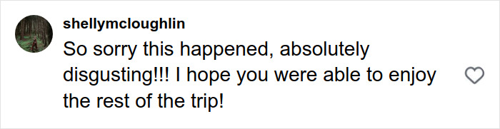 Comment expressing sympathy and disgust about a disturbing solo traveling experience involving a local man&rsquo;s vile act.