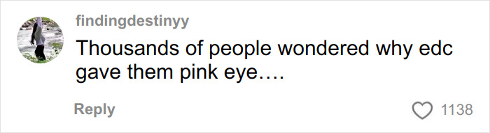 Comment on social media by user findingdestinyy criticizing an influencer for partying while contagious with an infection. Comment on social media by user findingdestinyy criticizing an influencer for partying while contagious with an infection.