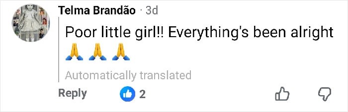 Comment on social media expressing sympathy for influencer disfigured in botched plastic surgery undergoing new operation.