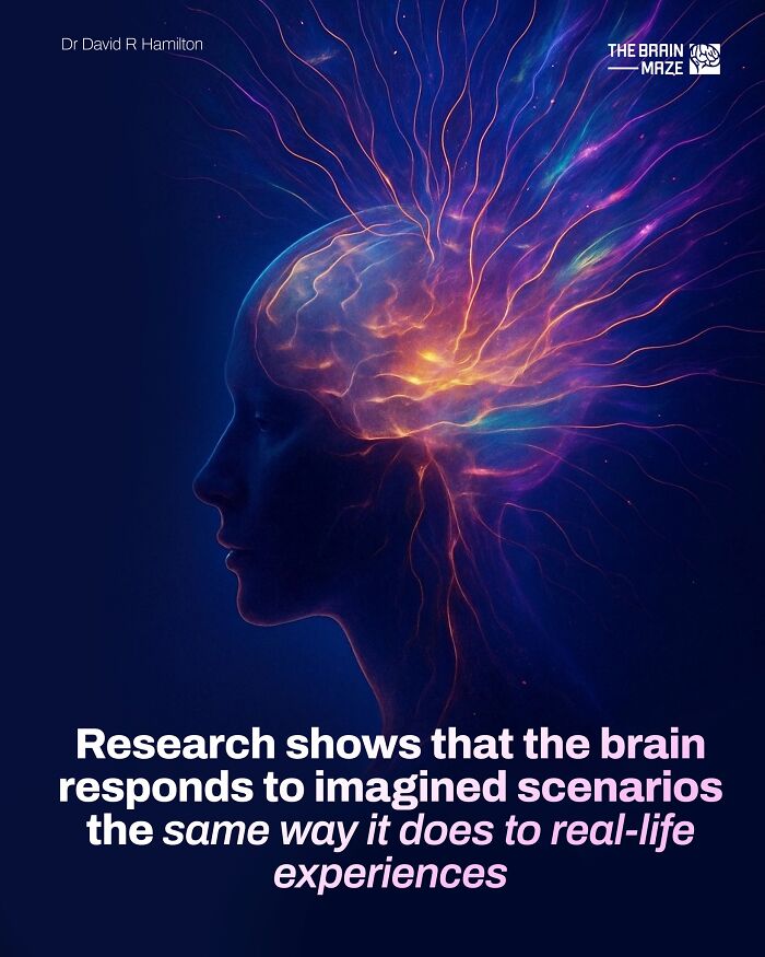 Silhouette of a human head with glowing brain activity illustrating incredible facts about the human body and brain function.