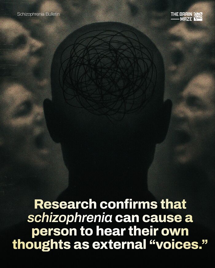 Silhouette of a human head with tangled lines representing brain activity illustrating facts about the human body and mind.