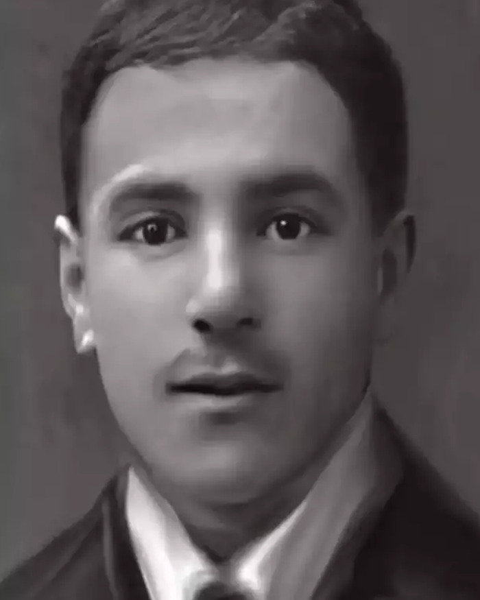 Black and white portrait of a young man linked to Jack The Ripper's real identity in a major DNA breakthrough debate.