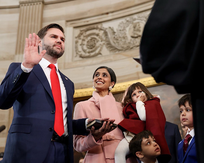 Usha Vance addressing split rumors amid JD Kirk marriage meltdown, captured in a candid family moment. Usha Vance addressing split rumors amid JD Kirk marriage meltdown, captured in a candid family moment.