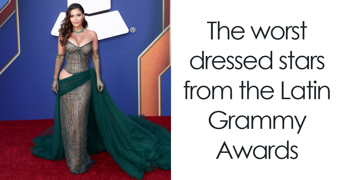 The Worst Dressed Stars From The 2025 Latin Grammy Awards | Bored Panda