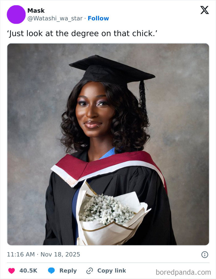 Young woman in graduation gown and cap holding flowers, celebrating women’s success and academic achievement. Young woman in graduation gown and cap holding flowers, celebrating women’s success and academic achievement.