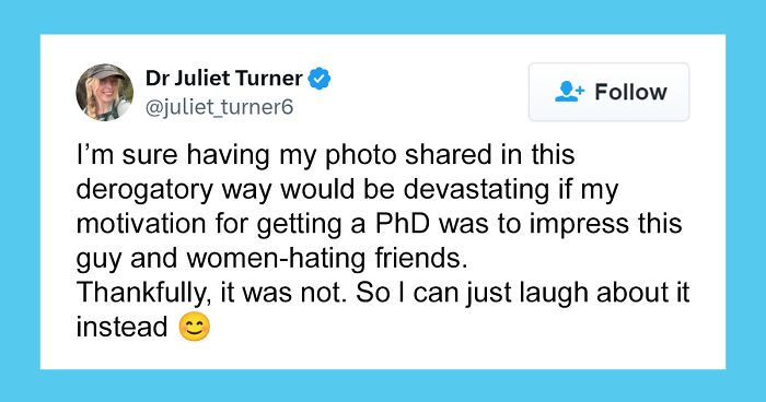 Woman Celebrating Her PhD Delivers Savage Response To Male Criticism, Internet Joins In