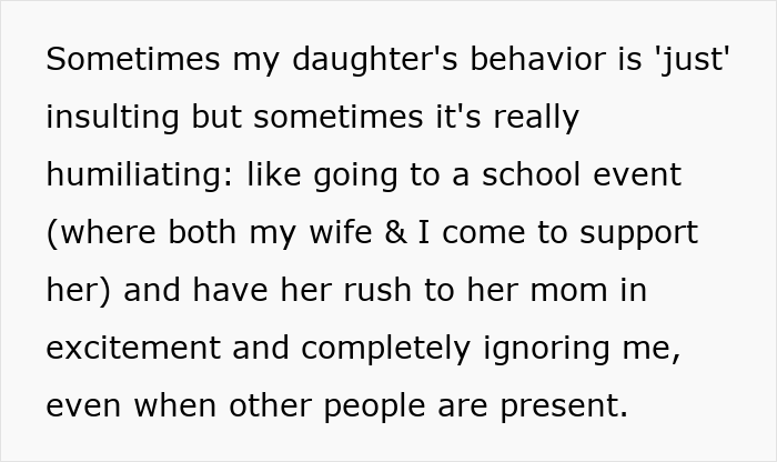 Text describing a man suffering a teen&rsquo;s rude attitude for years, considering dumping his whole family due to frustration.