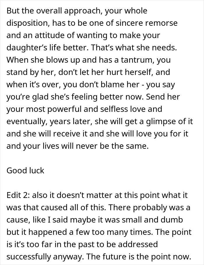 Text excerpt about dealing with a teen&rsquo;s rude attitude and considering family dynamics over several years.