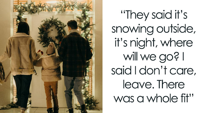 Family Learns The Power Of “No” The Hard Way After Showing Up Uninvited For Christmas Eve