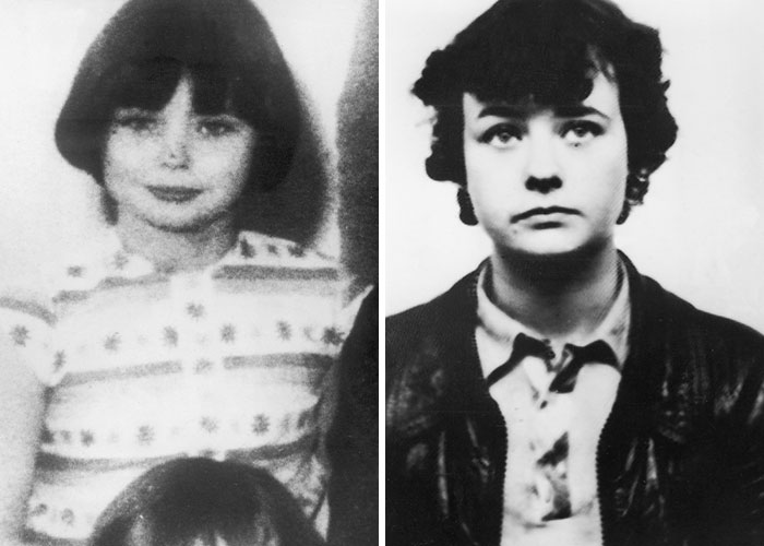 Black and white photos of child criminals who committed disturbing acts, illustrating cases of child criminals now free.