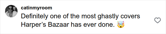 Comment on Meghan Markle's controversial Harper&rsquo;s Bazaar moment calling it one of the most ghastly covers ever done.