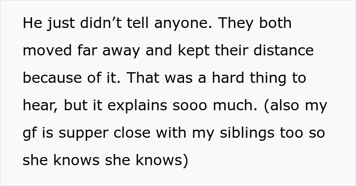 Text message conversation revealing a man cutting ties with his mother after she exposed her true colors to his girlfriend.