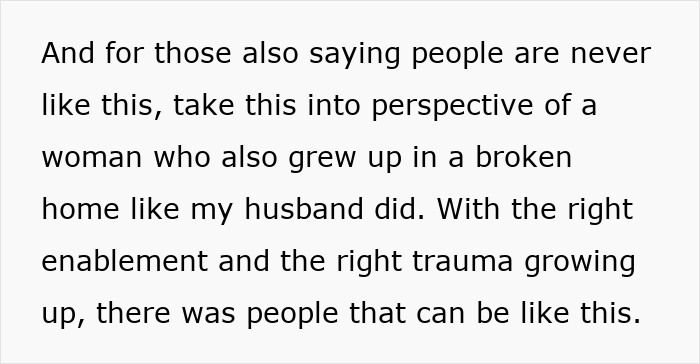 Text excerpt discussing a woman&rsquo;s perspective on trauma and family dynamics related to in-laws during Thanksgiving.