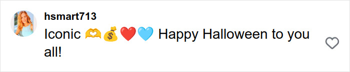 Comment from user hsmart713 saying Happy Halloween with emojis, showing fans obsessed with Neil Patrick Harris family Halloween 2025 win.