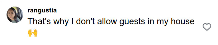 User profile photo with a caption about not allowing guests in the house, related to newlywed desperate call to radio show.