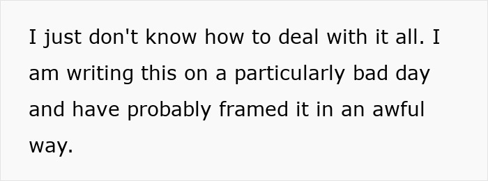 Text showing a woman expressing how life feels impossible dealing with a 3-year-old&rsquo;s daily screaming and meltdowns.