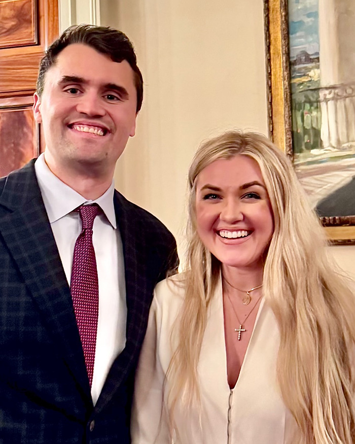 Erika Kirk smiling during Fox interview, fueling theories about the real culprit still being free in a formal indoor setting. Erika Kirk smiling during Fox interview, fueling theories about the real culprit still being free in a formal indoor setting.