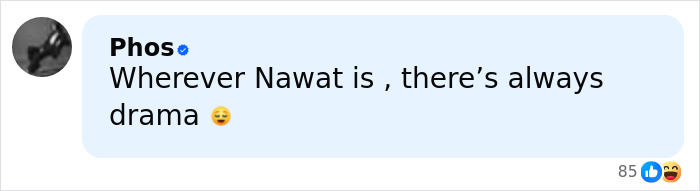 Screenshot of a social media comment mentioning drama erupting at Miss Universe involving Miss Mexico and a VP&rsquo;s comment.
