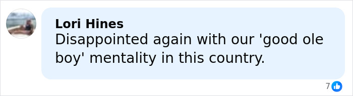 Comment expressing disappointment with good ole boy mentality during protests erupt across Oklahoma over teen case.