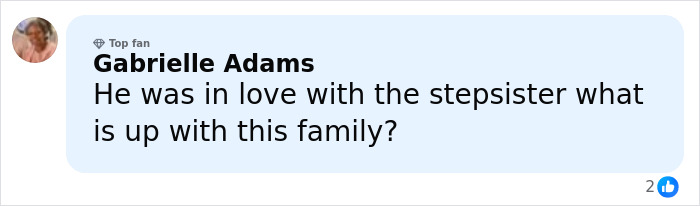Comment from Gabrielle Adams expressing concern about the stepbrother obsessed with teen slain in cruise case.
