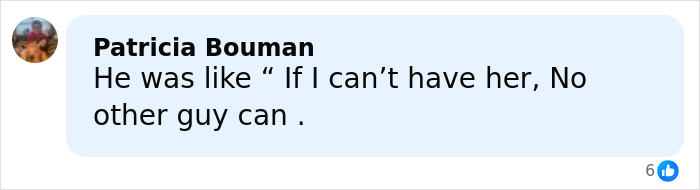 Comment by Patricia Bouman discussing obsession of stepbrother of teen slain on cruise, revealing disturbing details.