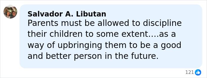 Comment by Salvador A. Libutan about parents disciplining children to raise better individuals after pregnant woman attacked by mob