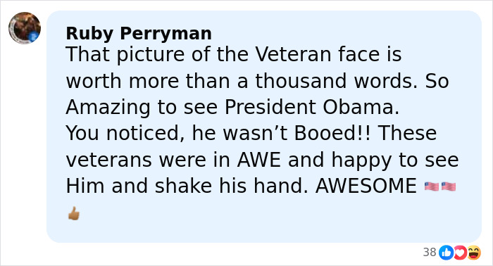 Alt text: Barack Obama surprising plane full of war veterans with emotional and heartfelt reactions from the veterans on board.