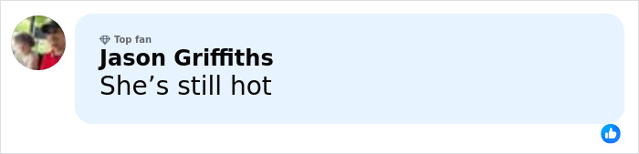 Comment by Jason Griffiths praising Denise Richards' appearance amid her iconic adult magazine past and bunny pics.