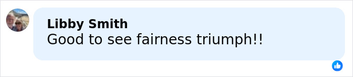 Comment by Libby Smith expressing support for fairness in relation to the world’s strongest woman controversy. Comment by Libby Smith expressing support for fairness in relation to the world’s strongest woman controversy.
