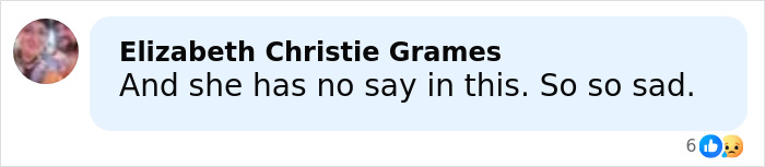 Social media comment expressing sadness about a woman born without most of her brain and her family's story sparking debate.