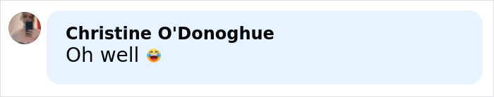 Person reacting with a laughing emoji in a social media comment about JoJo Siwa's fans and Chris Hughes' reality TV confession.