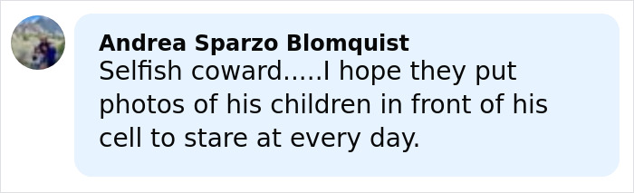 Comment expressing anger and hope for justice after celebrity chef found guilty of family slaying on Christmas.