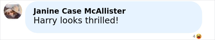 Screenshot of a social media comment reacting to Meghan Markle and Prince Harry&rsquo;s celebration at home.