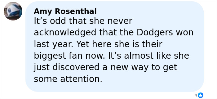 Comment by Amy Rosenthal expressing doubt about Meghan Markle's attention-seeking behavior and staged celebration with Prince Harry.